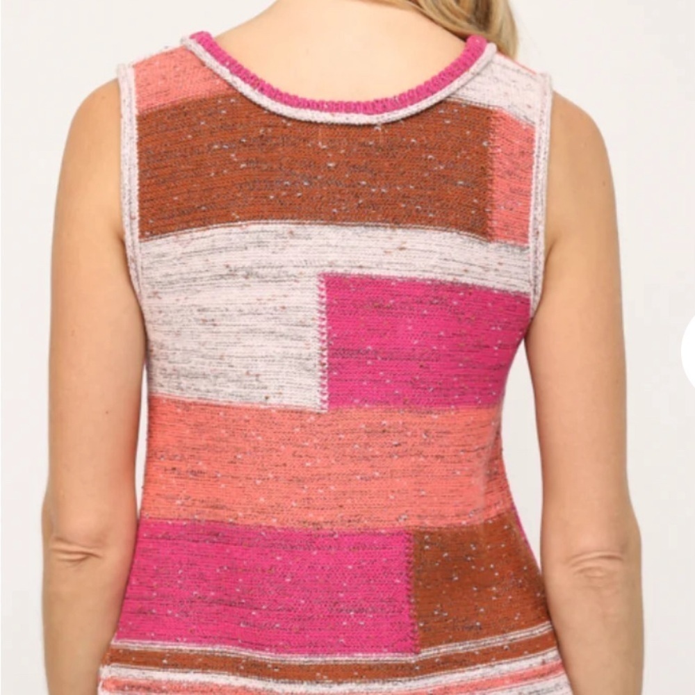 Fate Color Block/Patchwork‎ Knit Tank Size Large - Picture 9 of 14